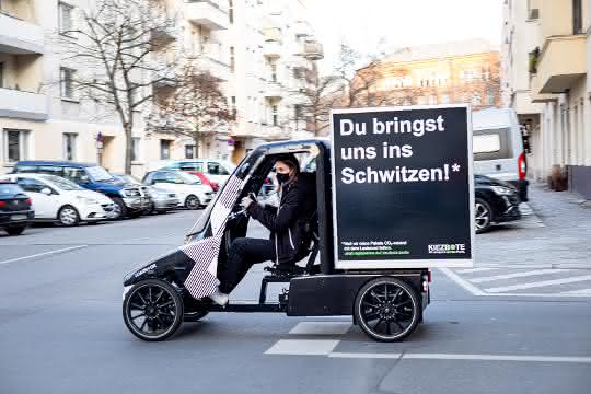 Berliner Kiezbote delivers parcels at the desired time