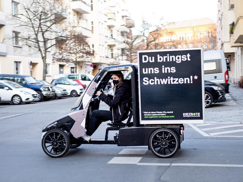 Berliner Kiezbote delivers parcels at the desired time