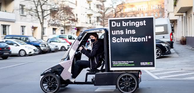 Berliner Kiezbote delivers parcels at the desired time