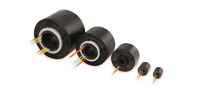 Hollow shaft slip rings Hollow shaft slip rings