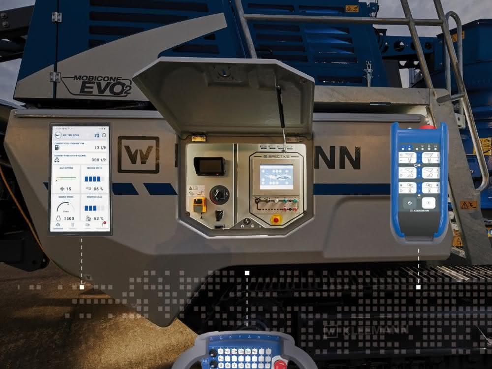Digitalisierung: Brechanlagen per Smartphone im Blick