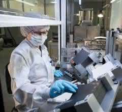 Production of an electrode stack in the laboratory
