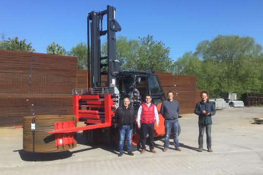 High load capacity: A compact eight-tonner for wire coils and co