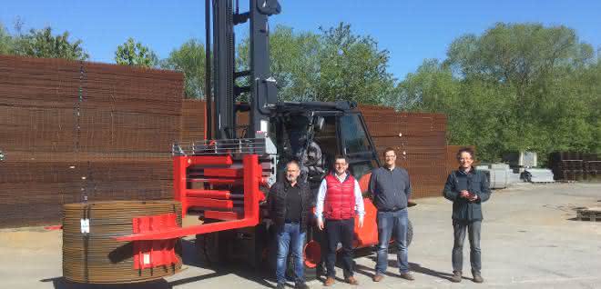 High load capacity: A compact eight-tonner for wire coils and co