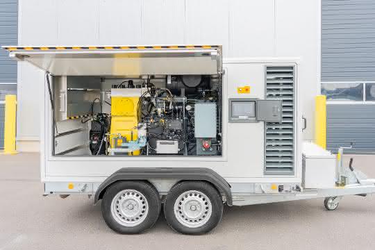 Neues Hochdruckpumpen-Aggregat: Hammelmann stellt mobiles Pumpenaggregat vor