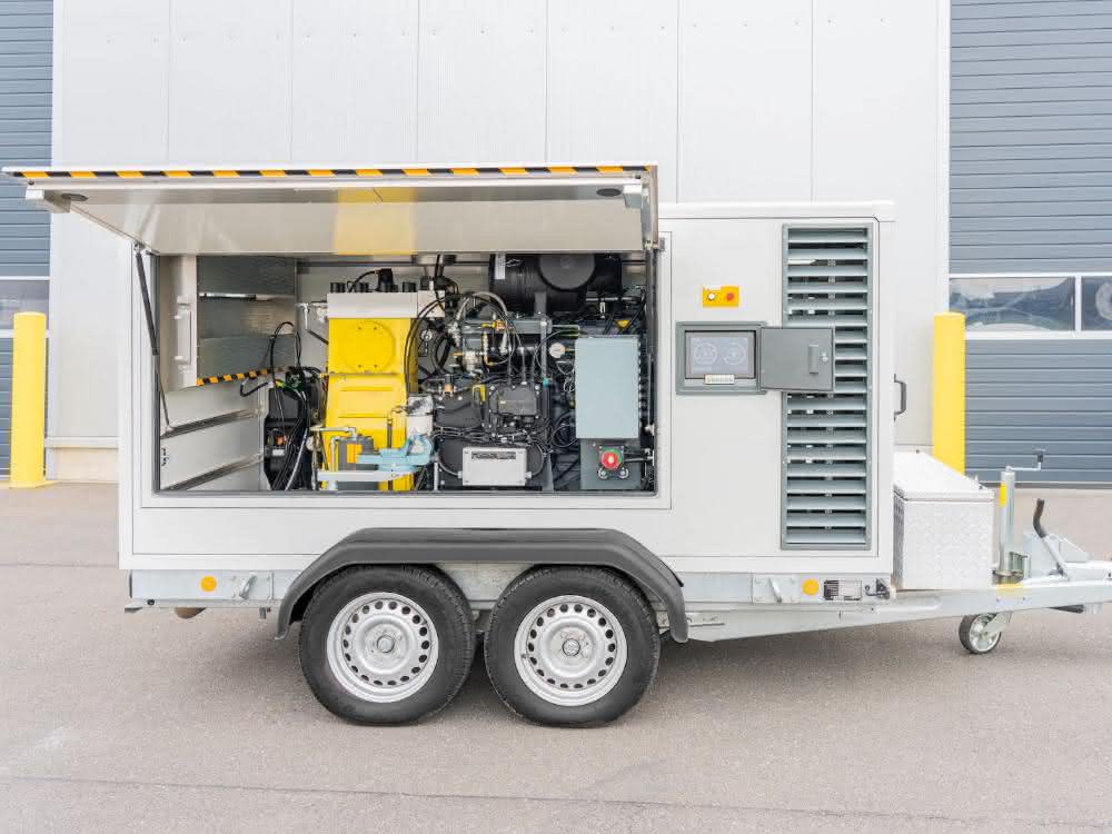 Neues Hochdruckpumpen-Aggregat: Hammelmann stellt mobiles Pumpenaggregat vor
