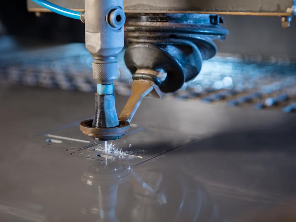 Water jet cutting