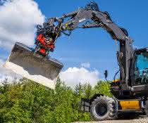 Anbaugeräte: Mecalac launcht neue Tiltrotatoren