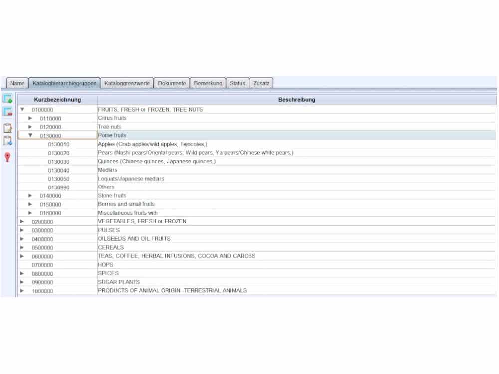 Pestizid-Datenbank