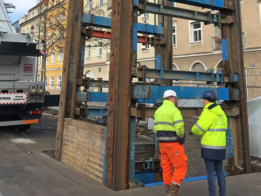 Tiefbau: Linearverbau bei Münchner Großprojekt