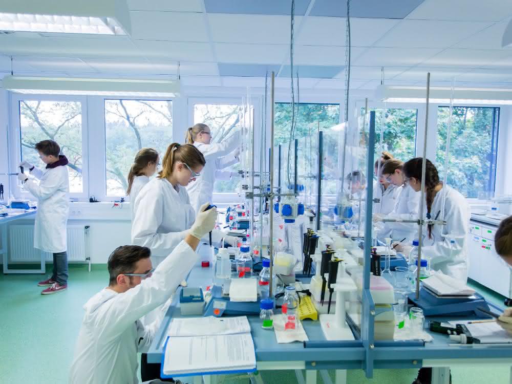Ausbildungslabor der School of Life Science.