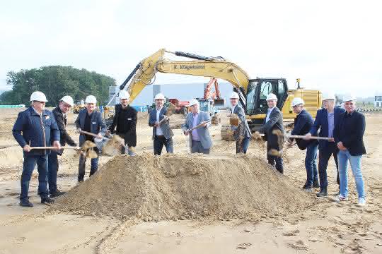 Symbolic ground-breaking ceremony for Westfalia's new building at IBV Borgholzhausen