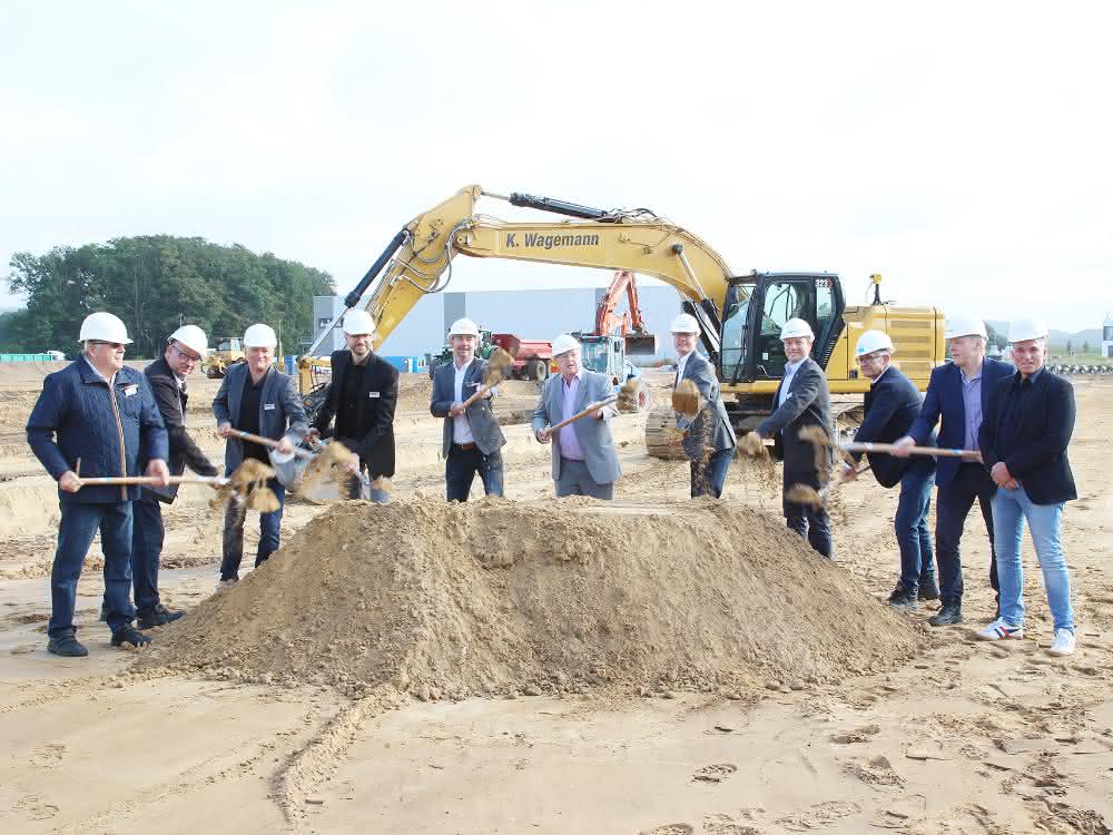 Symbolic ground-breaking ceremony for Westfalia's new building at IBV Borgholzhausen