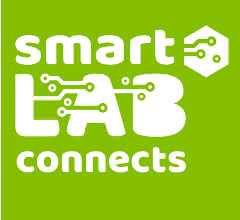 Grünes Logo der SmartLAB connects