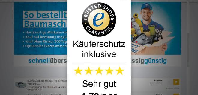 Trusted Shops Zertifizierung für klickparts