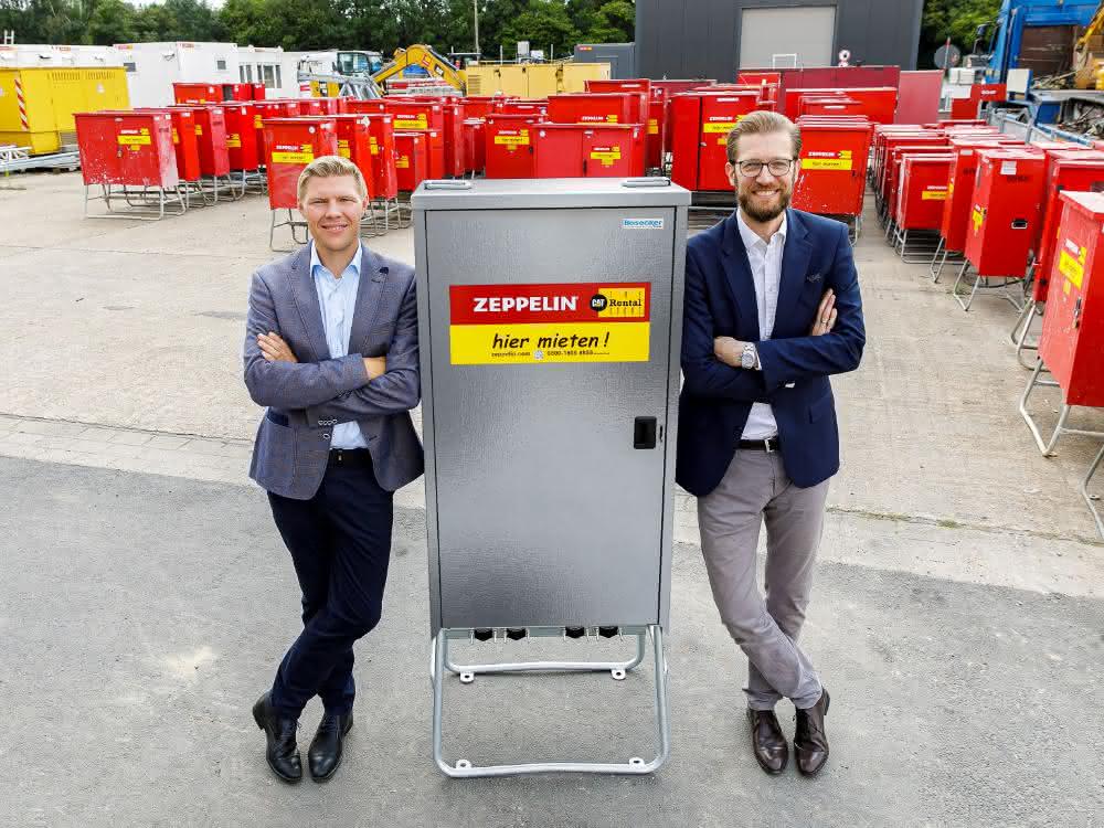Baustelleneinrichtung: 10.000. Verteilerschrank für Zeppelin Rental