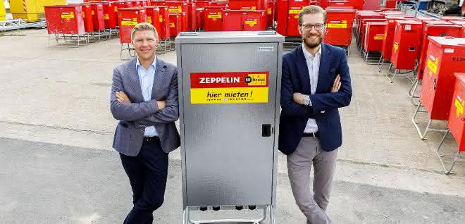 Baustelleneinrichtung: 10.000. Verteilerschrank für Zeppelin Rental