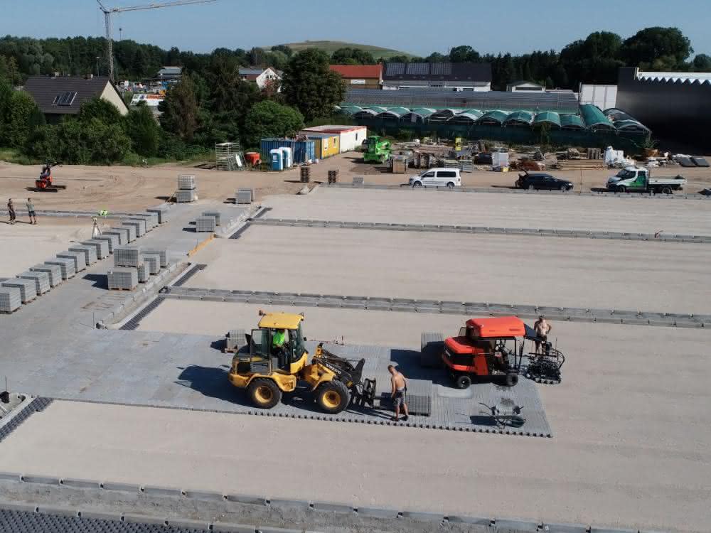 Optimas Pflasterverlegemaschine mit neuer Bedienvariante
