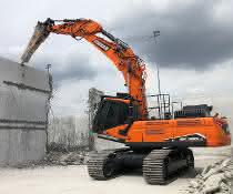 Neuer Abbruchbagger von Doosan