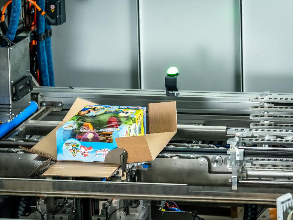 Packaging by Quadient: Automated packaging solution for 1,100 parcels per hour