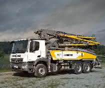 Neue 36 XXT Autobetonpumpe von Liebherr