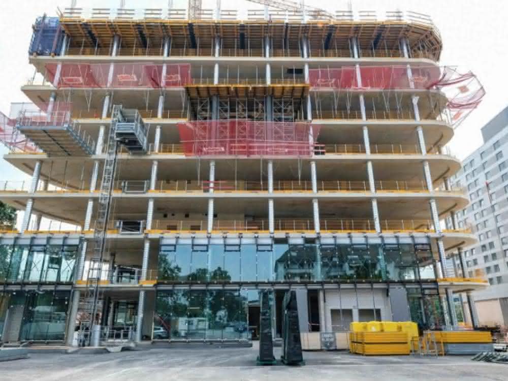 Schalungstechnik: Ein 60 Meter hoher vertikaler Campus