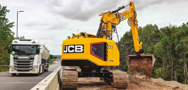 Effizienter Dieselmax-Motor der Stufe V: JCB launcht neuen Kurzheck-Bagger der X-Serie