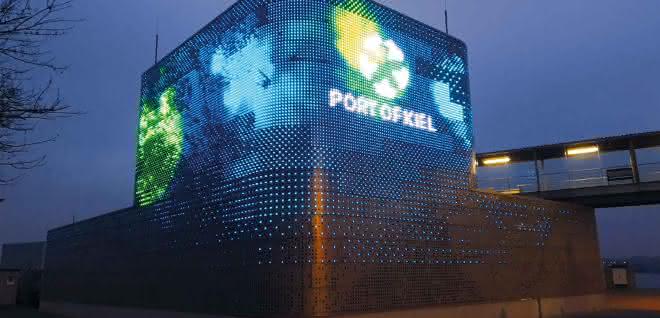German Lighting Design Award for Kiel shore power system