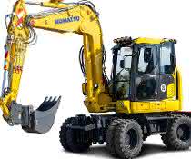 Bagger: Komatsu Europe präsentiert neuen Kompakt-Mobilbagger