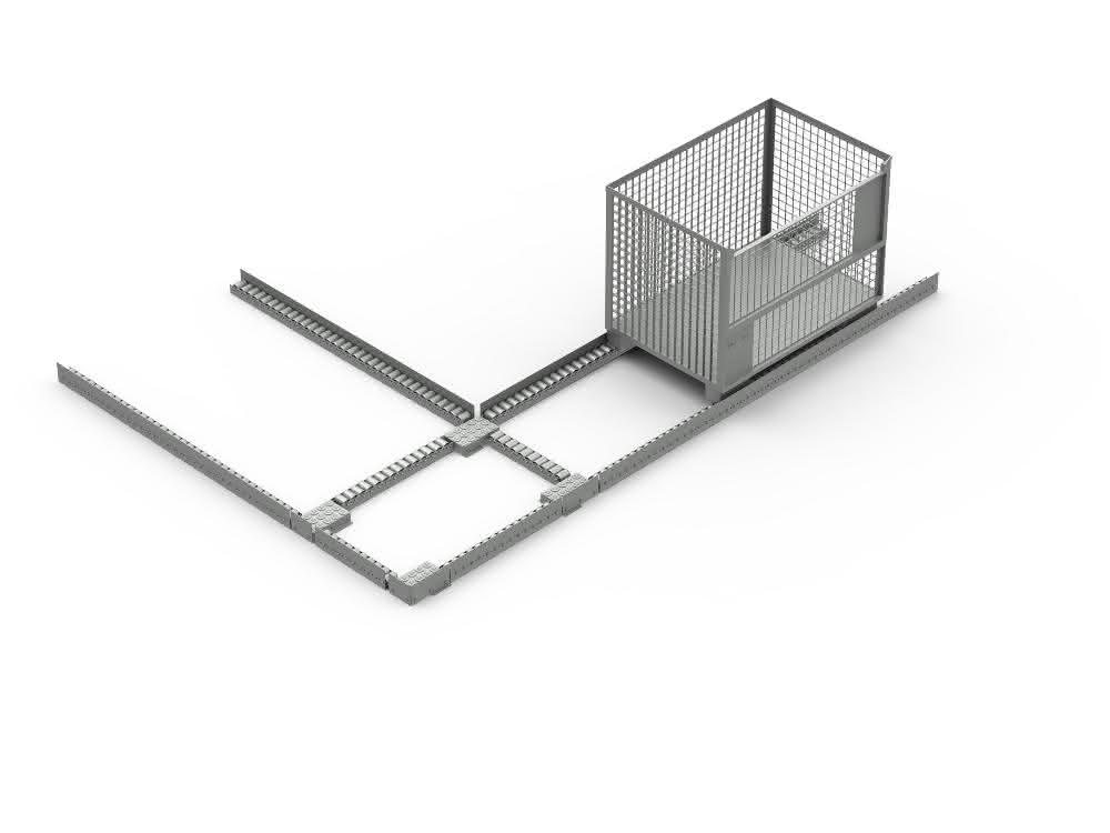 Corner transfer unit