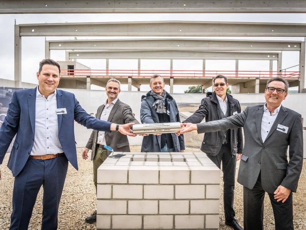 Panattoni and DB Schenker celebrate the laying of the foundation stone in Herbrechtingen