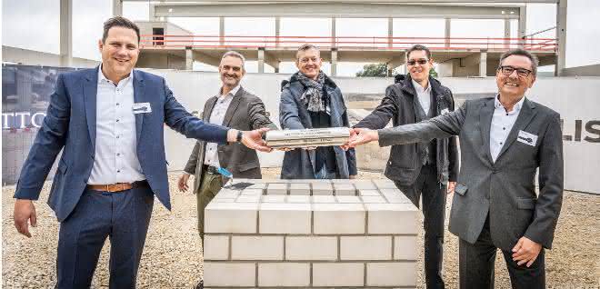 Panattoni and DB Schenker celebrate the laying of the foundation stone in Herbrechtingen