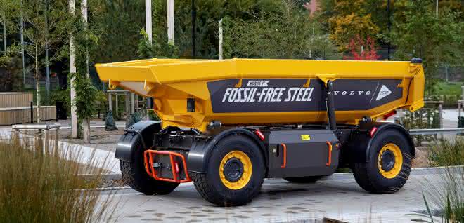 Volvo-Gruppe launcht weltweit erstes Fahrzeug aus fossilfreiem Stahl Volvo-Gruppe launcht weltweit erstes Fahrzeug aus fossilfreiem Stahl