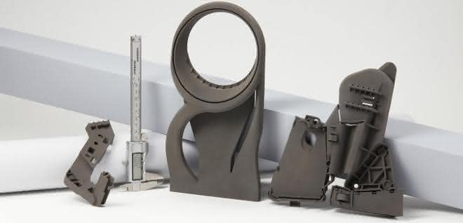 Car components manufactured using laser sintering Car components
