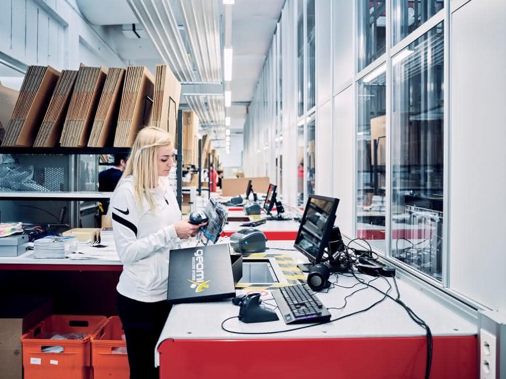 Storage and order picking technology: A highly dynamic warehouse for soccer fans