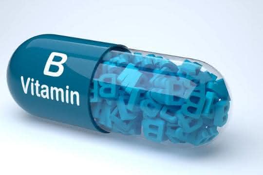 Kapsel mit Aufschrift Vitamin B