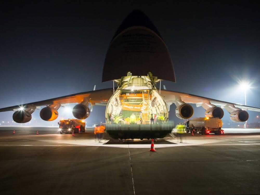 Air freight: Gebrüder Weiss charters the world's largest cargo plane