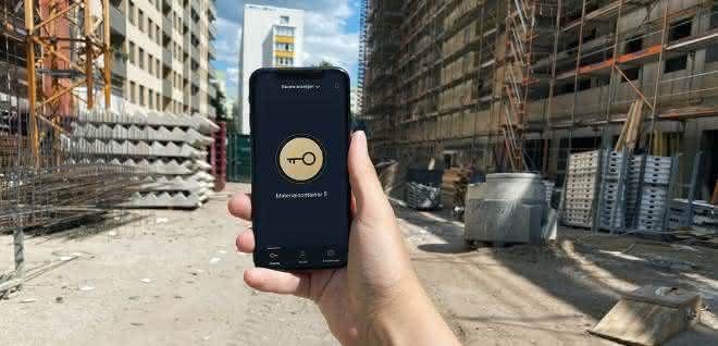 akii App auf der Baustelle