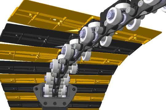 Robust and easy to install: Easychain plate chain conveyor relaunched