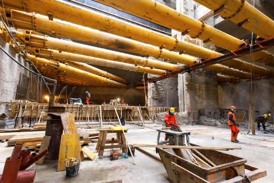 Tiefbau: U-Bahnnetz-Ausbau in Wien mit Groundforce-Lösungen