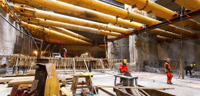 Tiefbau: U-Bahnnetz-Ausbau in Wien mit Groundforce-Lösungen
