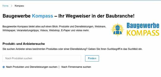 Baugewerbe Kompass: Die Branche im Blick