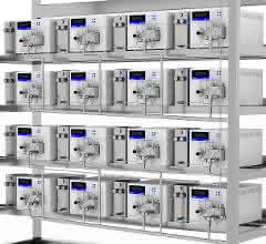 Eine solche Anlage von Knauer kann Lipid-Nanopartikel für bis zu eine Million Impfdosen pro Woche herstellen. Anlage von Knauer für die Herstellung von Lipid-Nanopartikeln.