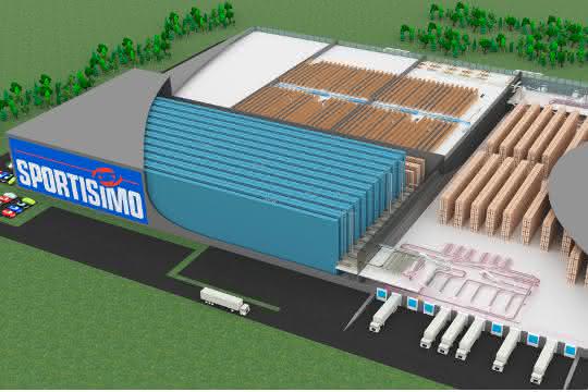 SSI Schäfer equips Sportisimo distribution center