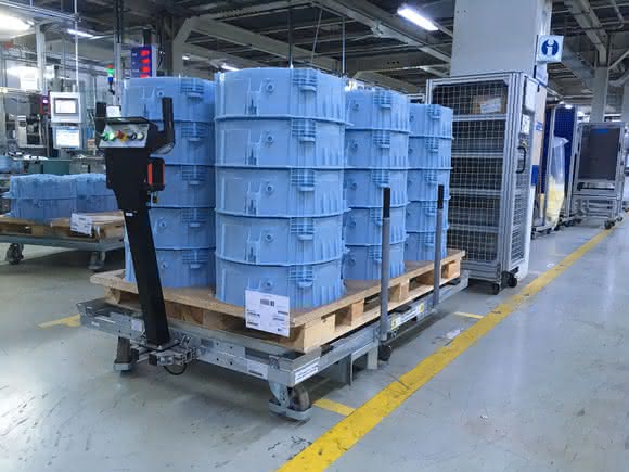 Transportation solutions: From the tugger train to the production line Transportation solutions: From the tugger train to the production line