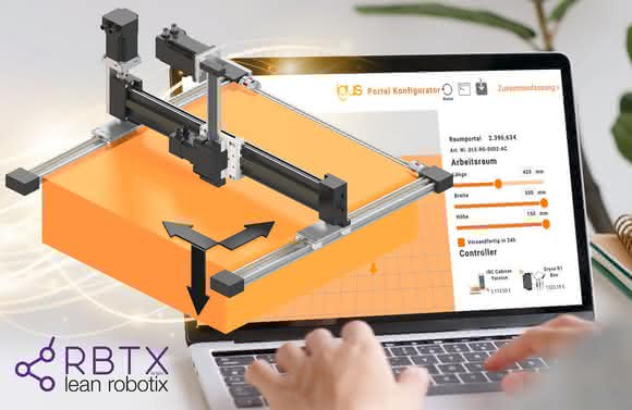 Portal configurator: Configure low-cost gantry robots quickly online