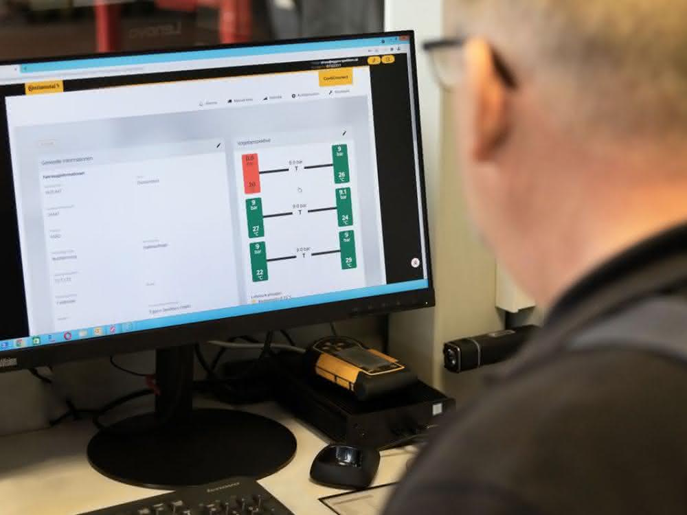 Reifendruckkontrollsystem: Daten der Reifen im Blick