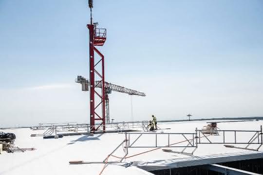Frozen high-bay warehouse in Rotterdam automated