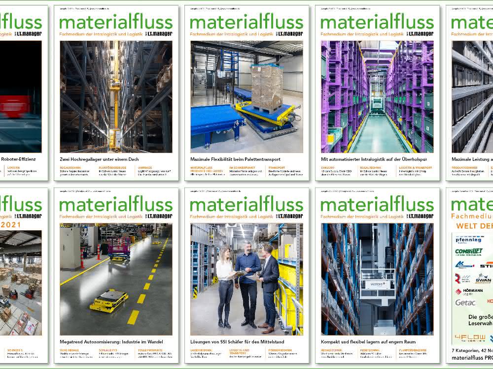Jetzt abstimmen und gewinnen: Das schönste Cover von materialfluss wird gesucht