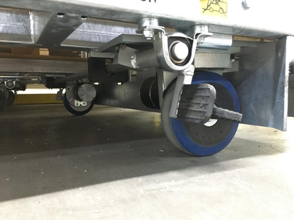 Drive and swivel castors